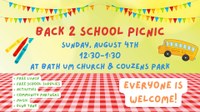 Back 2 School Picnic