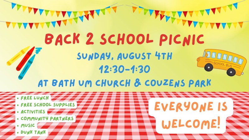Back 2 School Picnic Back 2 School Picnic