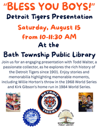 “BLESS YOU BOYS!” Detroit Tigers Presentation