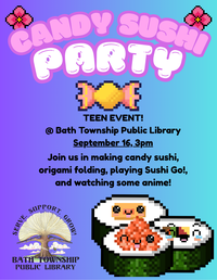 Teen Candy Sushi Party