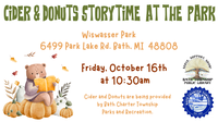 Cider & Donuts Storytime at the Park