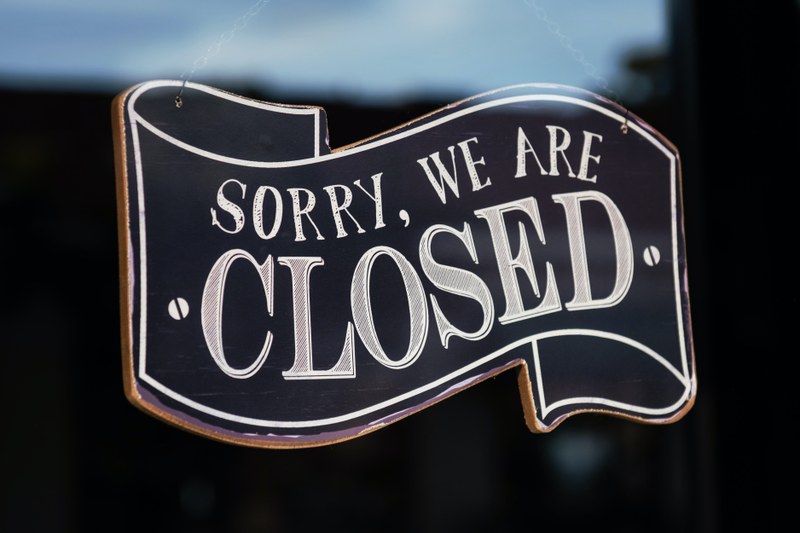 Closed for Labor Day Weekend