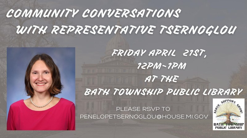 Coffee Hour with State Rep. Tsernoglou Coffee Hour with State Rep. Tsernoglou