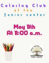 Coloring Club at the Senior Center