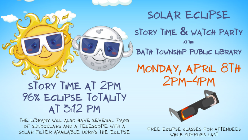Eclipse Story Time & Watch Party Eclipse Story Time & Watch Party