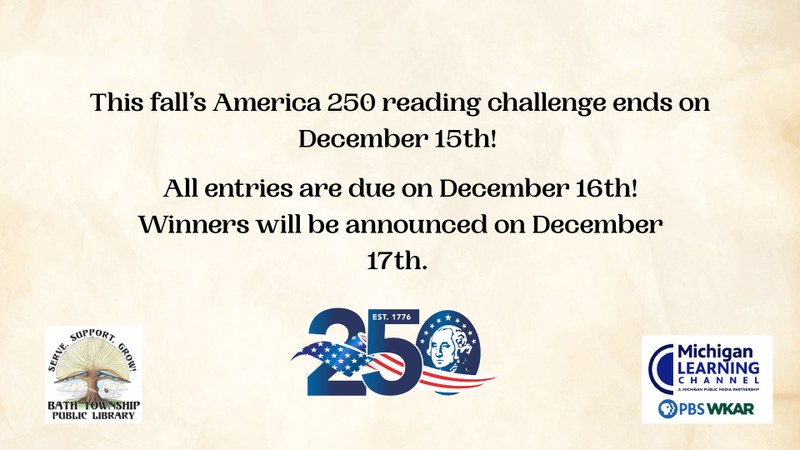 Fall Reading Challenge Final Day for Entries