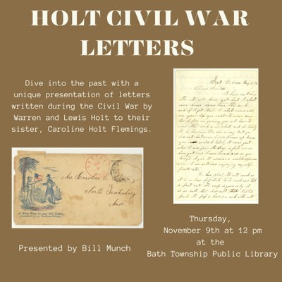 Holt Civil War Letters