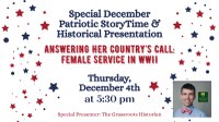 Patriotic Storytime & Historical Presentation: