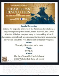 The American Revolution Special Screening