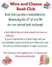 Wine & Cheese Book Club