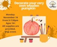 Wooden Pumpkin Art