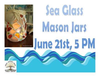 Sea Glass Mason Jars Craft