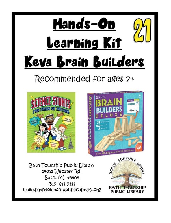 21 Hands-On Learning Kit Keva Brain Builder