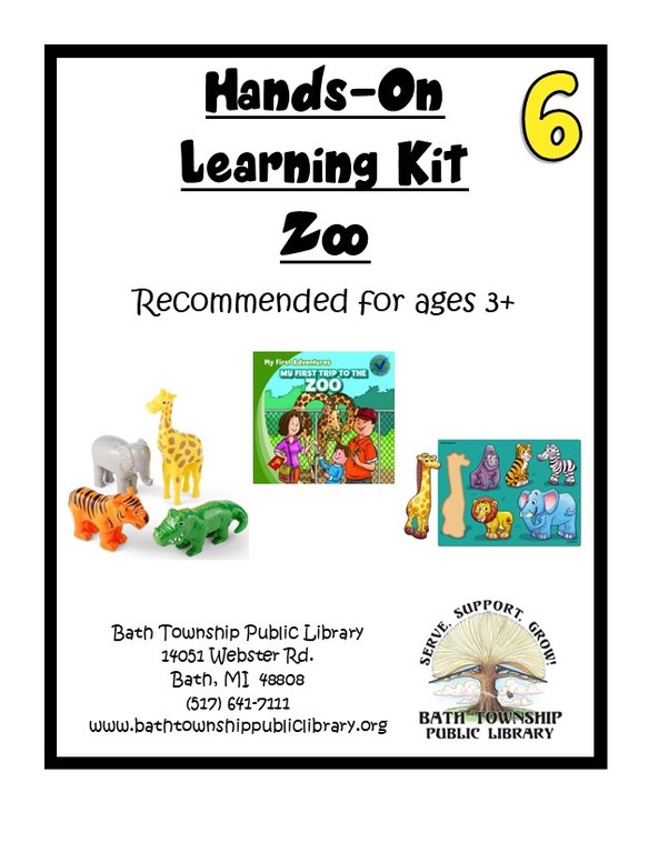 6 Hands-On Learning Kit Zoo