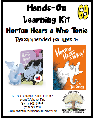 69 Hands-On Learning Kit Horton Hears a Who Tonie