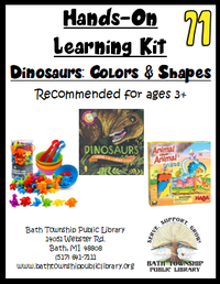 71 Hands-On Learning Kit Dinosaurs Colors & Shapes