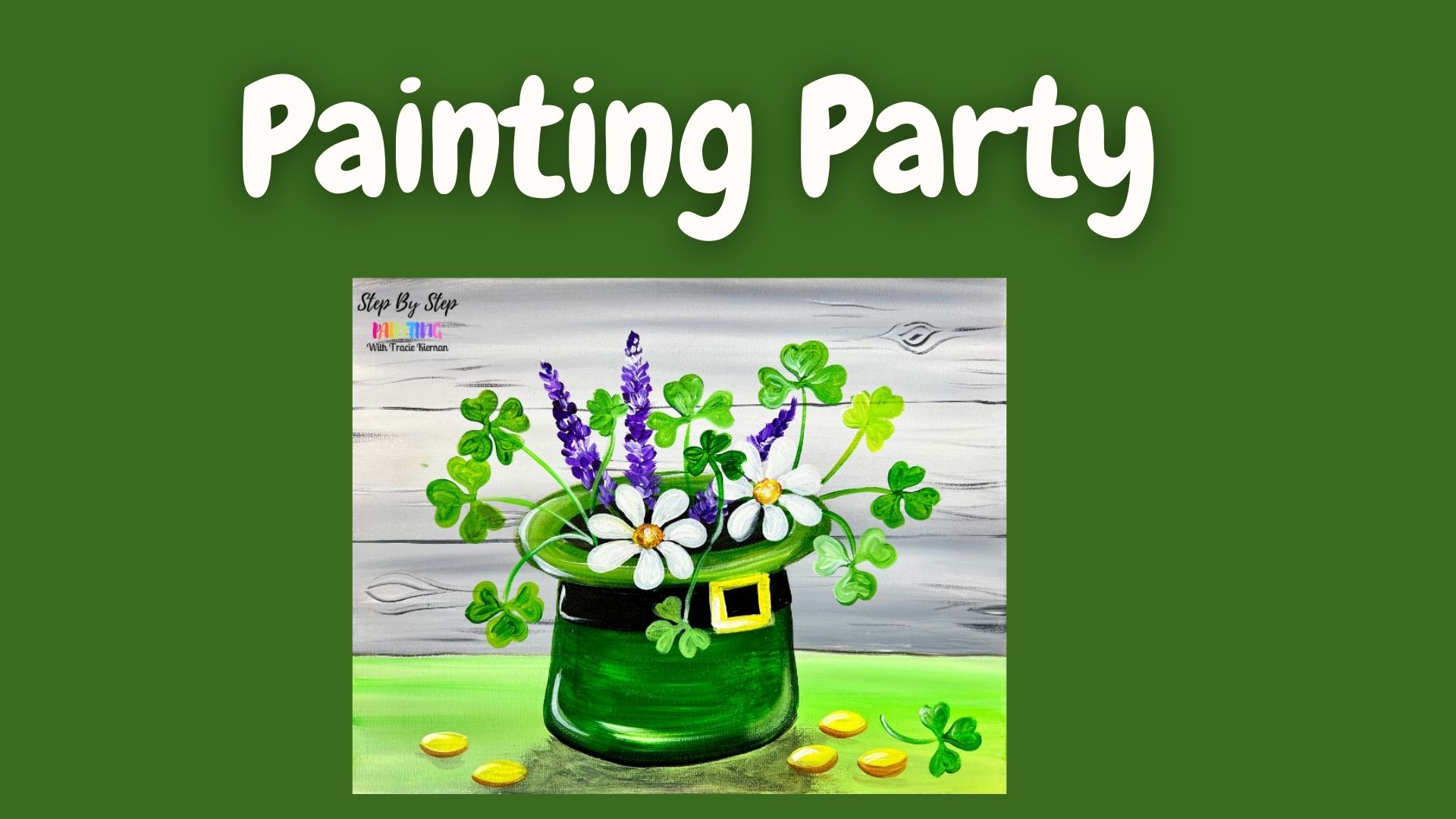 Painting Party at the Senior Center!