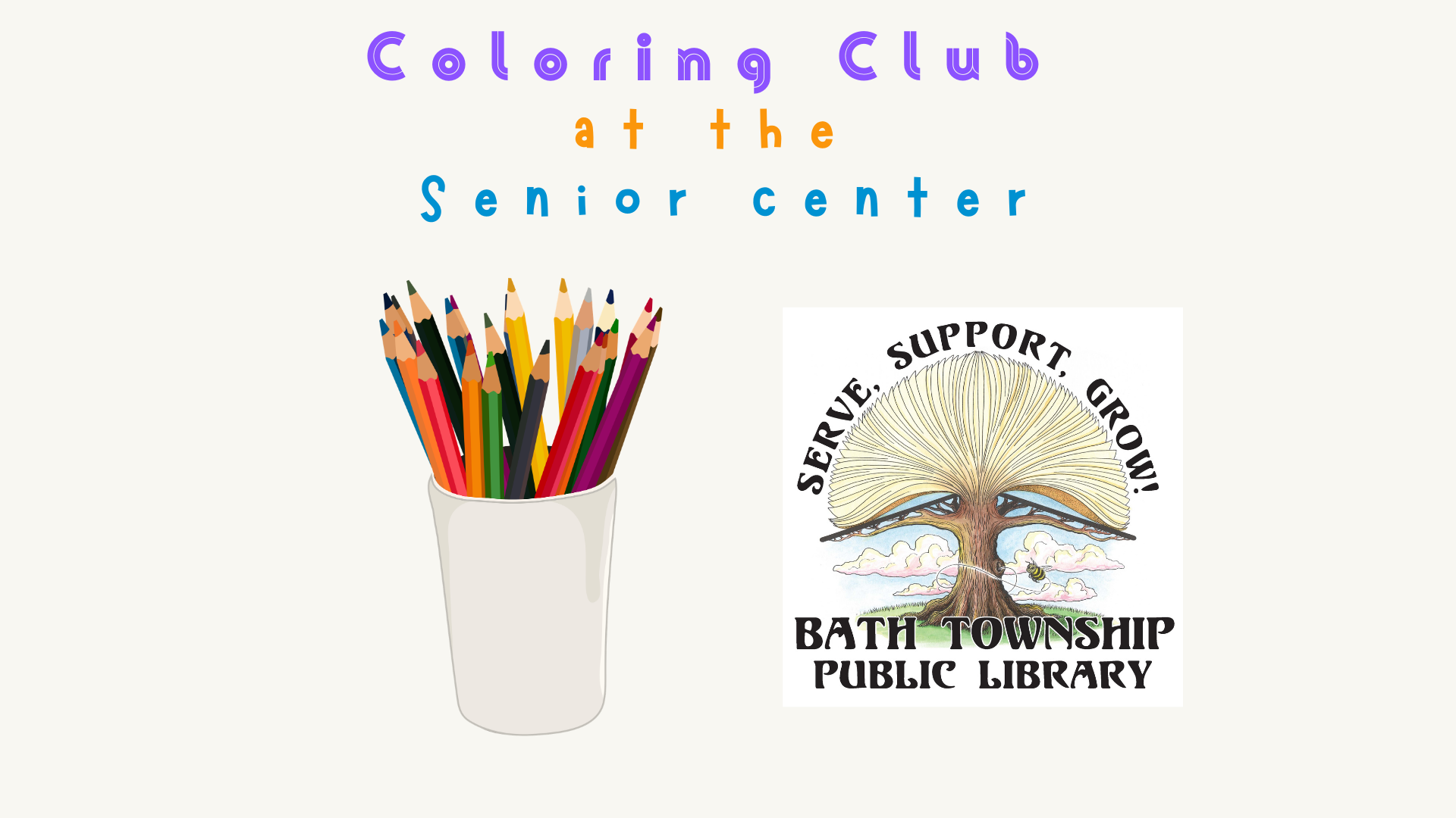 Coloring Club at the Senor Center