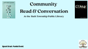 Community Read & Conversation