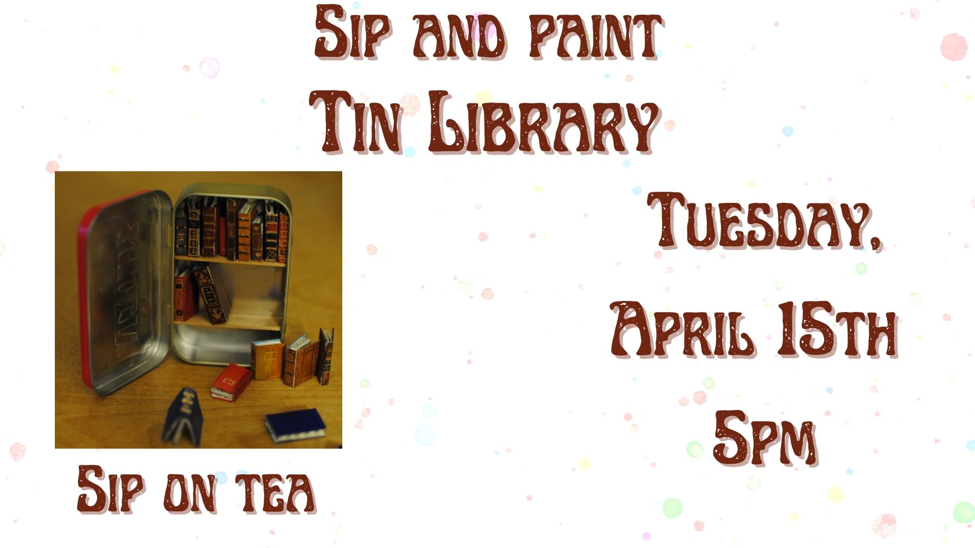 Sip and Paint April