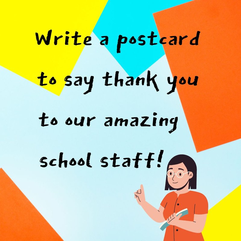 Make a Post Card for A Bath Teacher