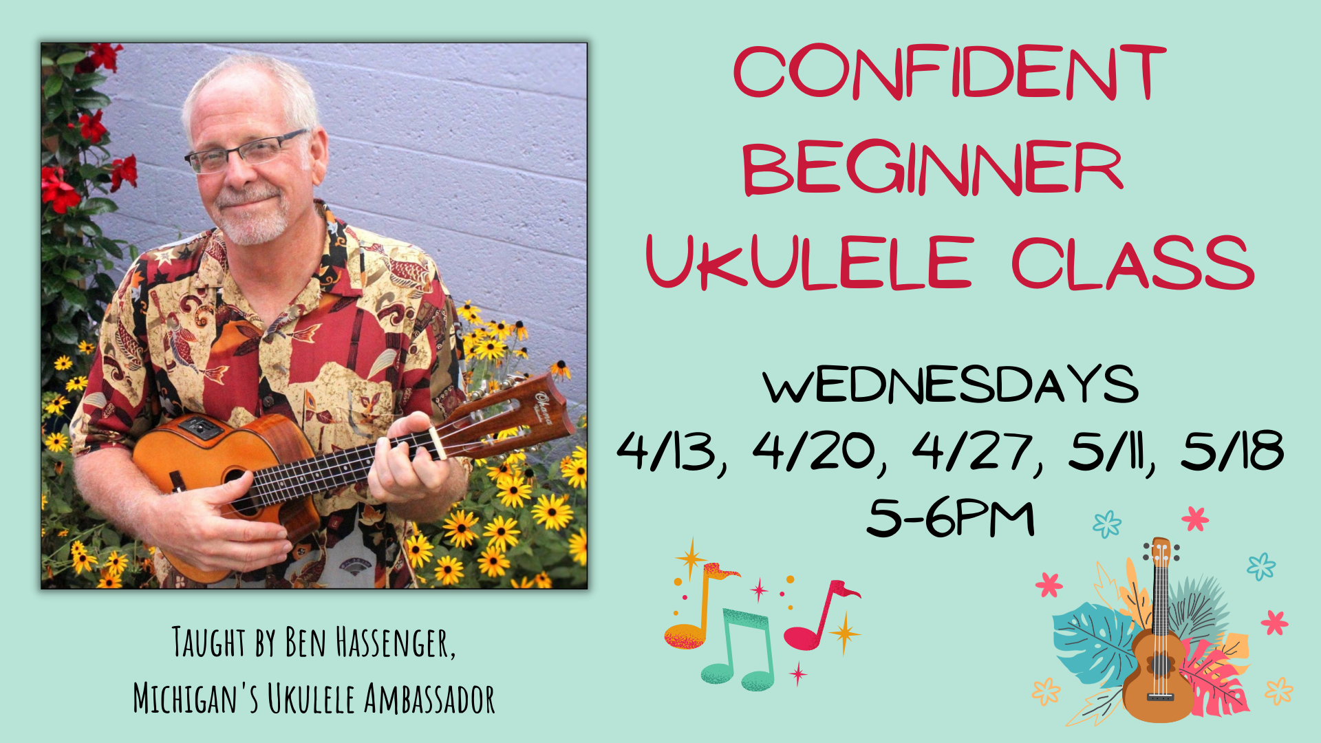 Beginning Ukulele Plus class