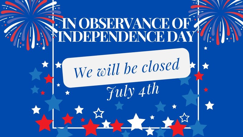 Closed for the Fouth