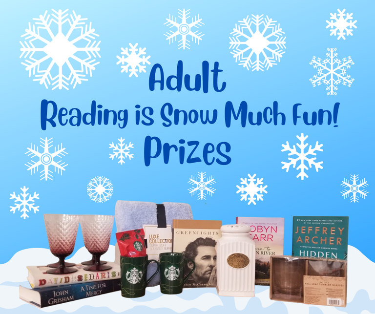 Adults' Winter Reading Prizes