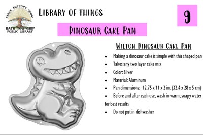 Dinosaur shaped Cake Pan