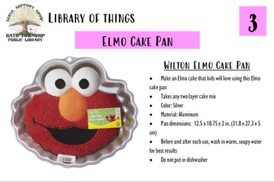 Elmo shaped Cake Pan