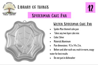 Spiderman shaped Cake Pan