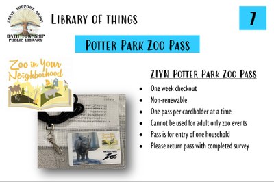 Potter Park Zoo Pass