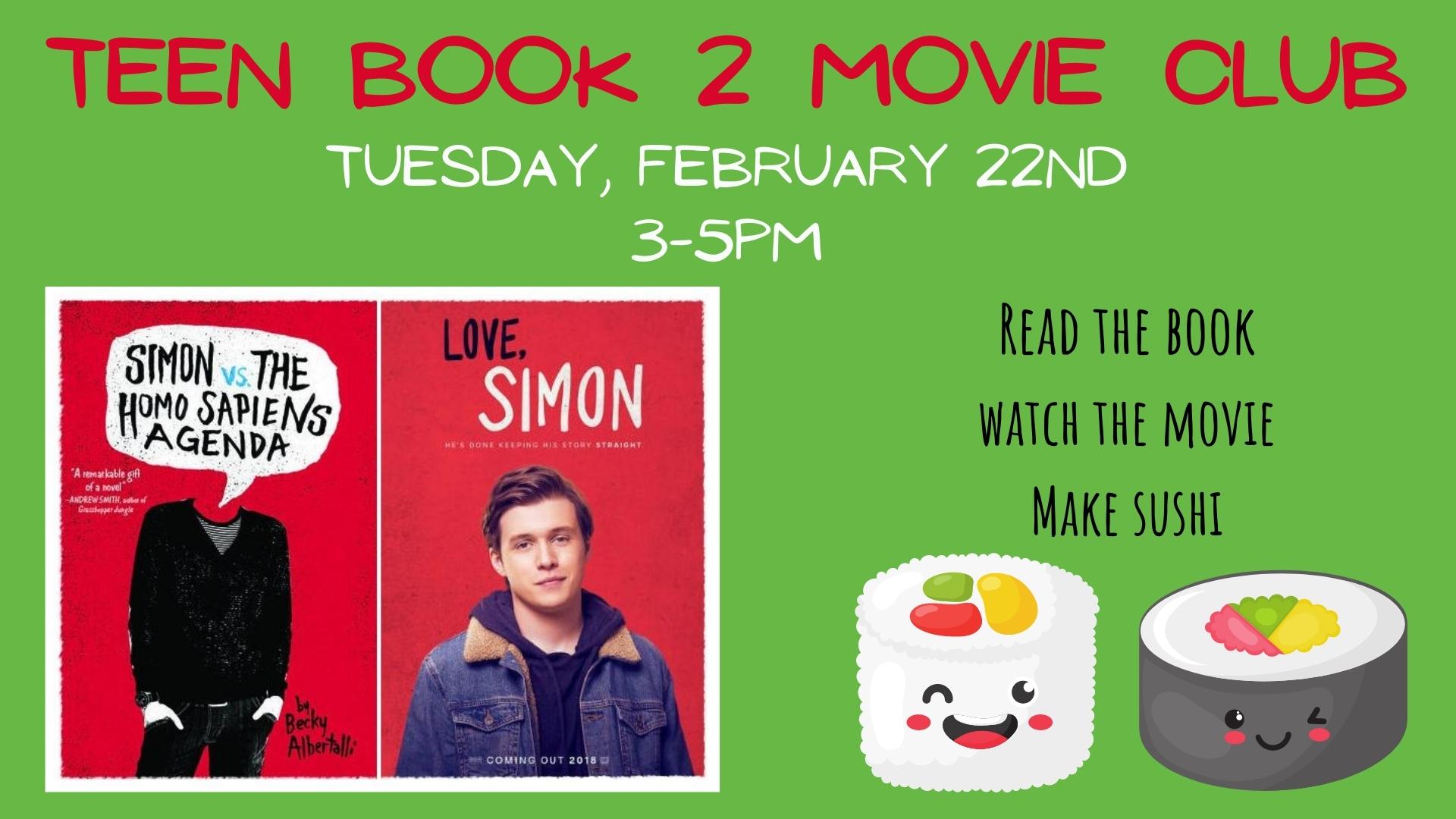 Teen Book 2 Movie Club