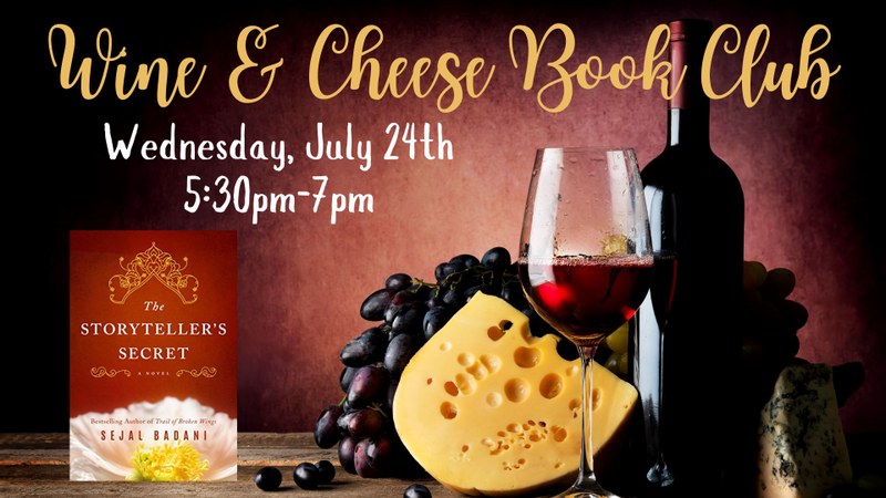 Wine & Cheese Book Club July 24