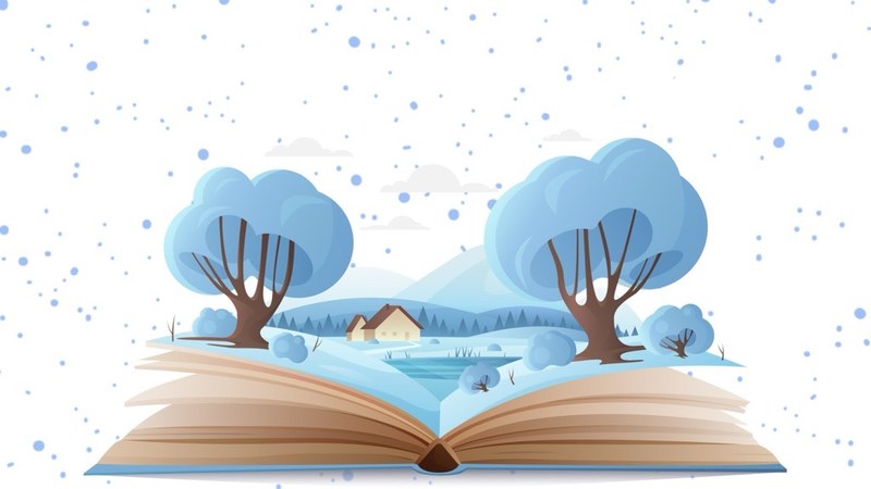 Winter reading blank