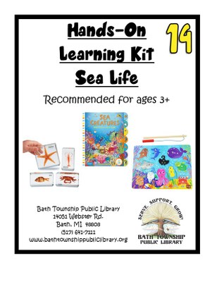 14 Hands-On Learning Kit Brain Flakes Sea Life
