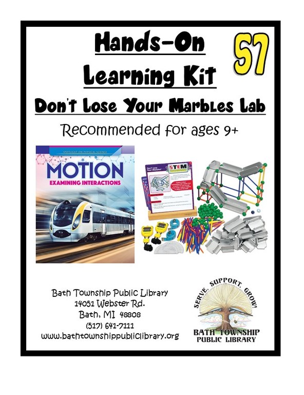 57 Hands-On Learning Kit Don't Lose your Marbles