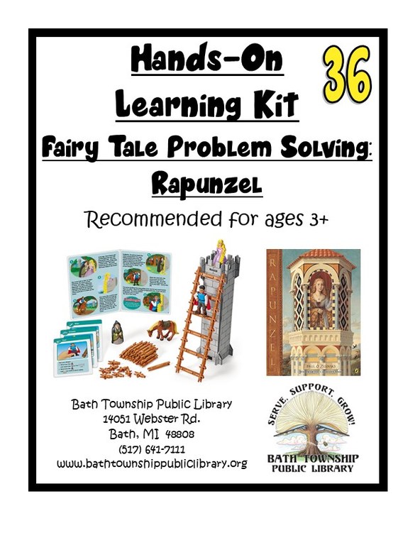 36 Hands-On Learning Kit Fairy Tale Problem Solving Rapunzel