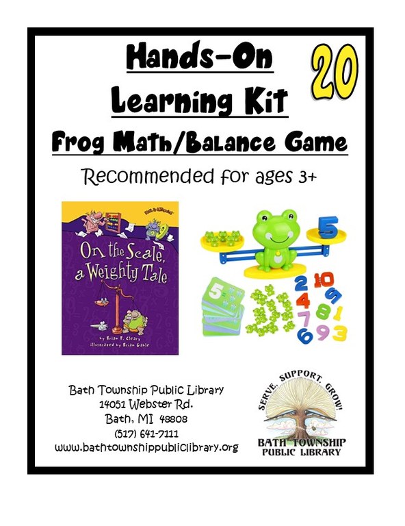 20 Hands-On Learning Kit Frog Math
