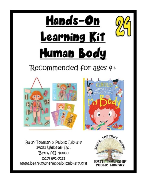 24 Hands-On Learning Kit Human Body